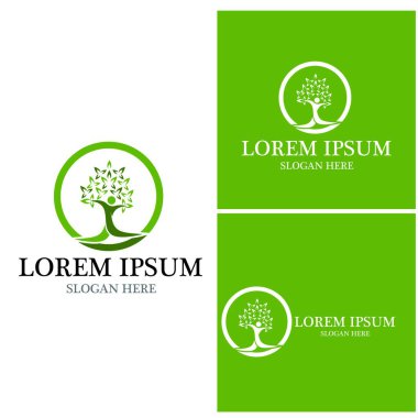 Sağlık insanları yaşam logo vektör şablonu