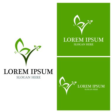 Güzellik Kelebeği Vektör simgesi tasarımı