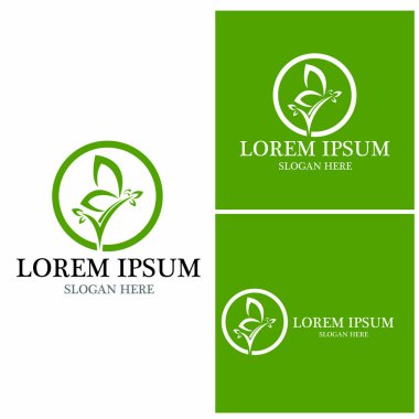 Güzellik Kelebeği Vektör simgesi tasarımı