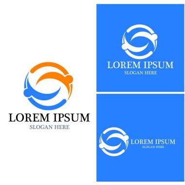 Halk Sağlığı Aile Logosu Vektör Şablonu