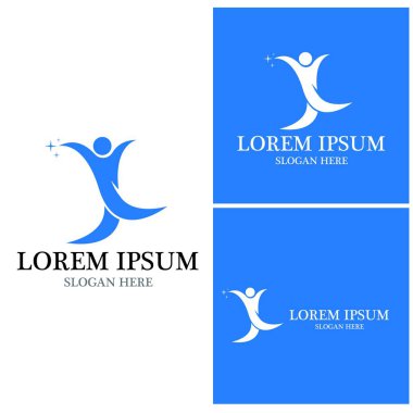 başarı insanlar Logo vektör şablon