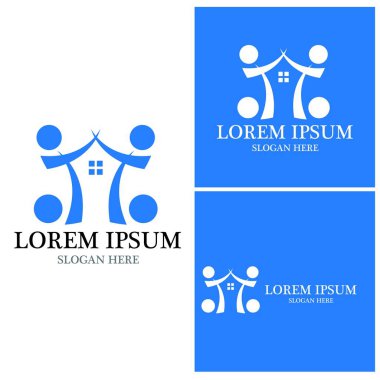 Topluluk, ağ ve sosyal simge tasarım şablonu