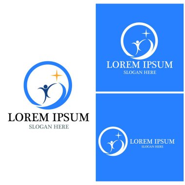 başarı insanlar Logo vektör şablon