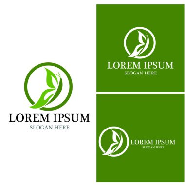 Güzellik Kelebeği Vektör simgesi tasarımı