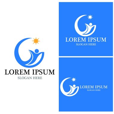 başarı insanlar Logo vektör şablon