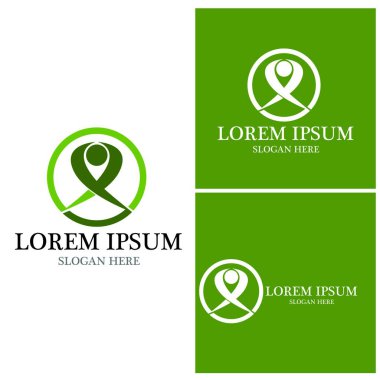 Sağlık insanları yaşam logo vektör şablonu