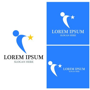 başarı insanlar Logo vektör şablon