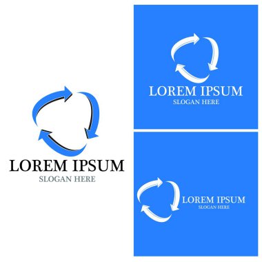 Ok vektör illüstrasyon simgesi Logo Şablonu tasarımı