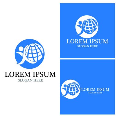 başarı insanlar Logo vektör şablon