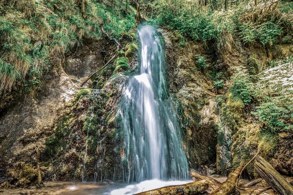 Primer Plano Cascada Sopot Parque Natural Samoborsko Gorje Croacia — Foto de Stock