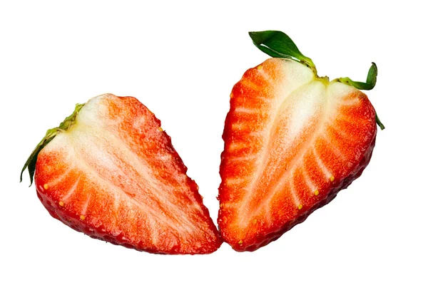 Fresh strawberry on a white background — Stock Photo, Image