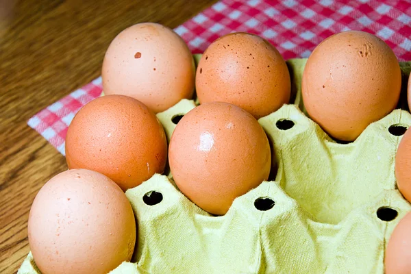 Αυγά στη συσκευασία — Φωτογραφία Αρχείου