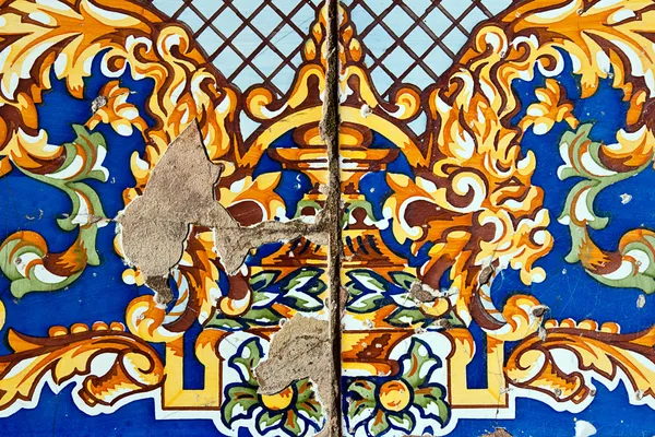Keramické dlaždice dekorace stěn — Stock fotografie