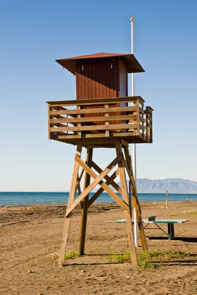 Watchtower beach — Stok fotoğraf