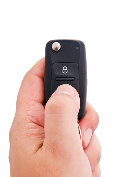 Man hand met een garage deur remote control — Stockfoto