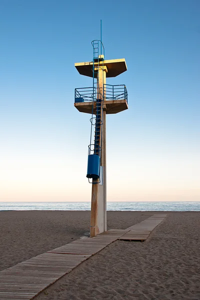 Watchtower on a beach — Stock Photo, Image