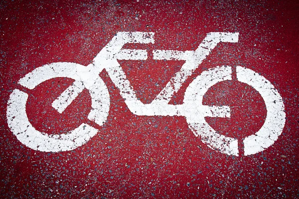 Bicycle sign — Stock Photo, Image