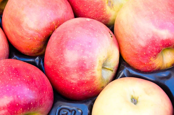 Appels op een markt — Stockfoto