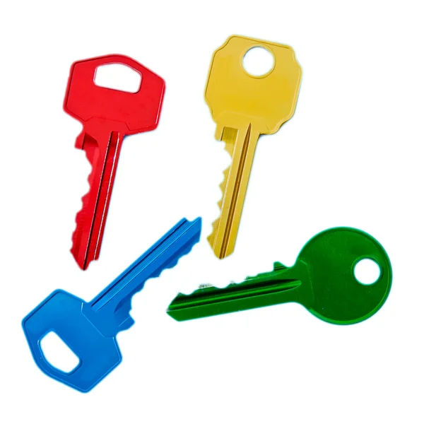 Barevné klíče — Stock fotografie