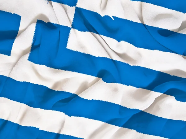 Serviette drapeau Grèce — Photo