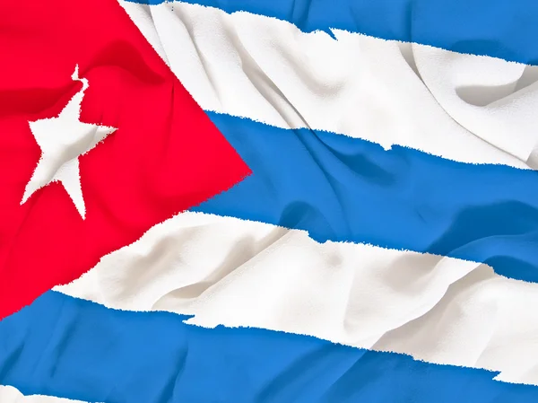 Asciugamano bandiera Cuba — Foto Stock