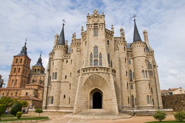 Gaudi sarayda astorga, leon, İspanya