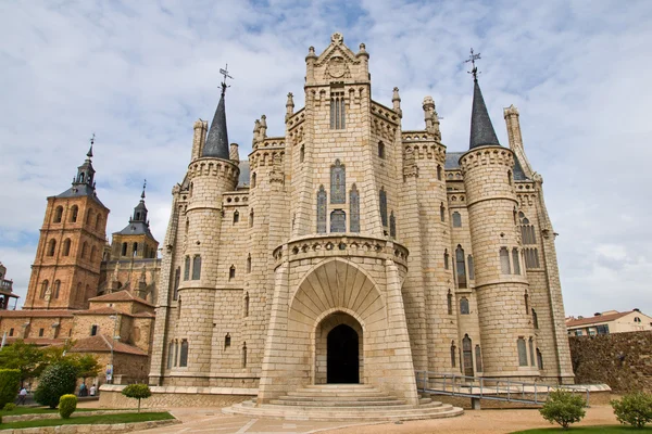 Gaudi palace in Astorga, Leon, Spain — Stock Photo, Image