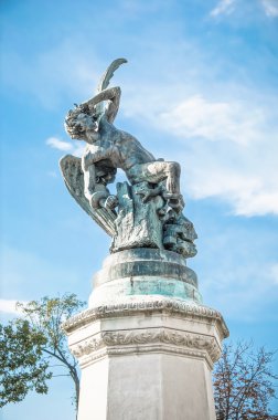 melek caido, retiro graden Madrid, İspanya