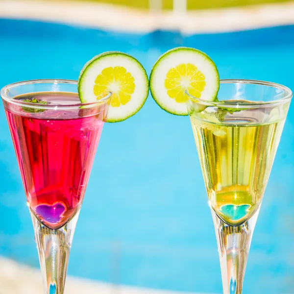 Alcoholic cocktails composition — Stock Photo, Image