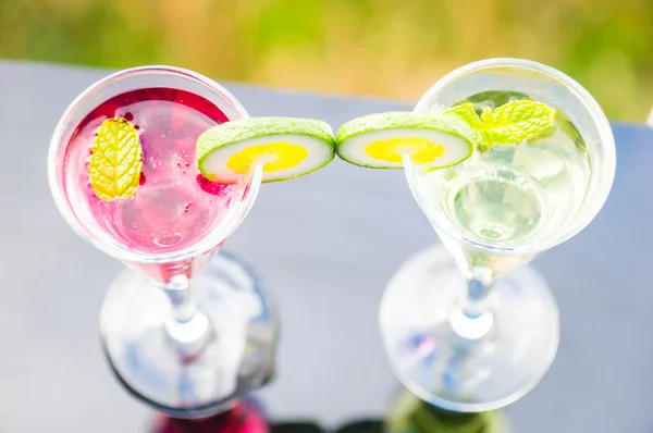 Alcoholic cocktails composition — Stock Photo, Image