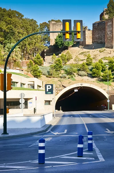 알카사바 터널 말라가, 스페인 — 스톡 사진