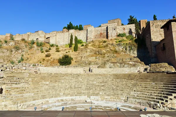 Roman theater in Malaga, Spain — Stock Photo, Image
