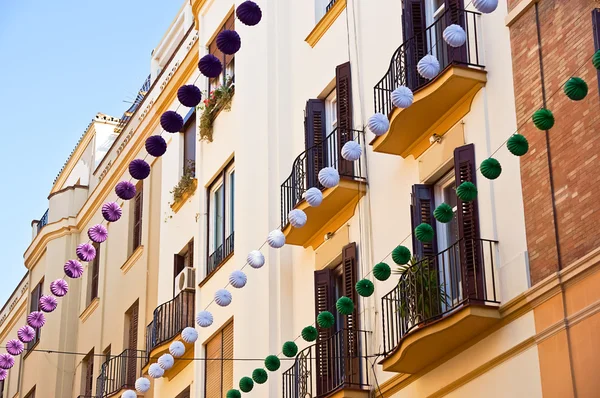 Malaga in fair, Spain — Stock Photo, Image