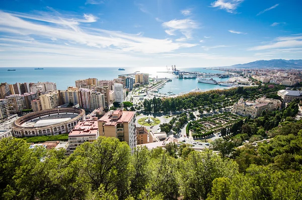 Malaga cityscape, Spain — Stock Photo, Image