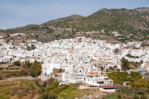 Competa en España, una ciudad blanca tradicional — Foto de Stock