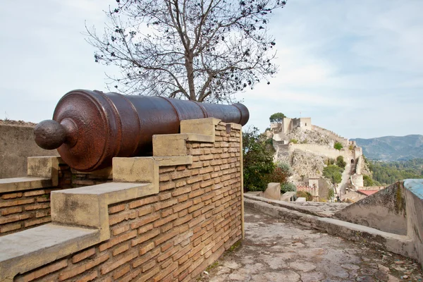 Xàtiva castle, valencia, Spanien — Stockfoto