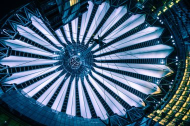 çatı, sony center, potsdamer platz, berlin, Almanya