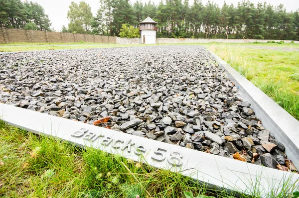 Sachsenhausen, Nazi concentration camp in Oranienburg, Germany — Stock Photo, Image