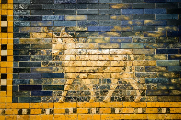 Fragment of the Ishtar Gate — Stock Photo, Image