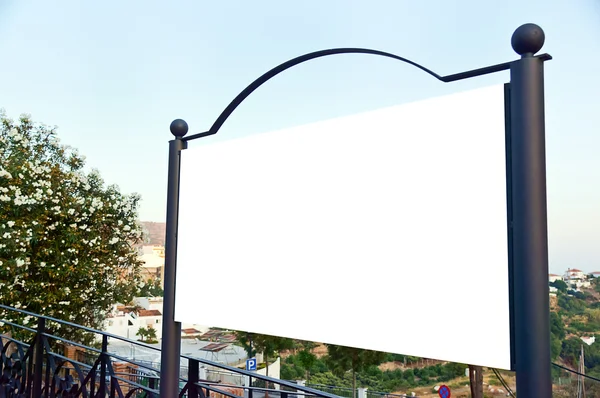 White billboard — Stock Photo, Image