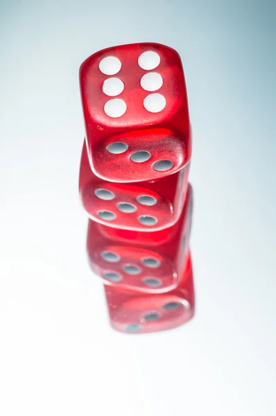 Red dice — Stock Photo, Image