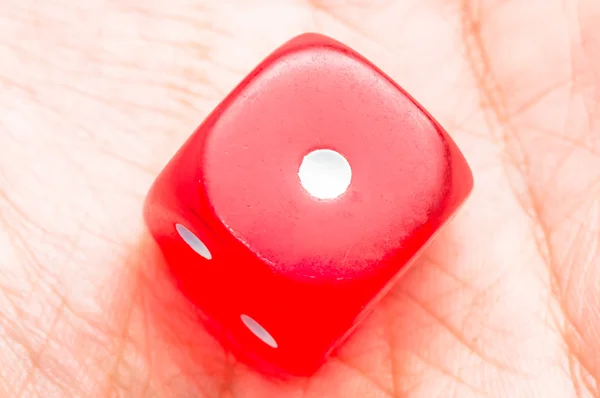 Red dice — Stock Photo, Image