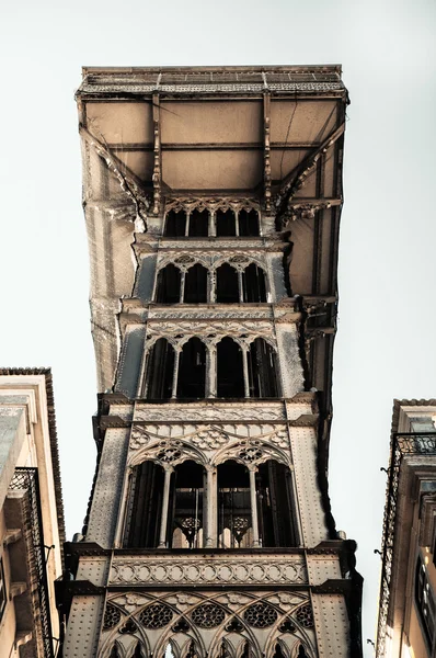 Santa Justa Elevator in Lisbon, Portugal. — Stock Photo, Image