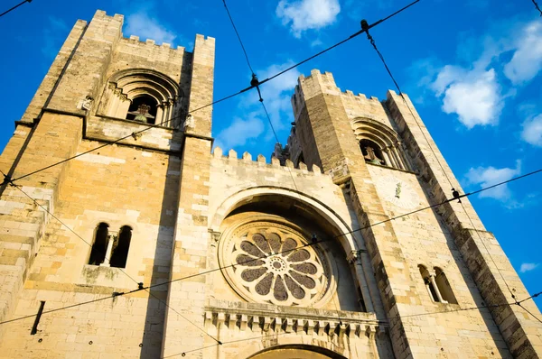 Santa maria maior, katedrála v Lisabonu, Portugalsko — Stock fotografie