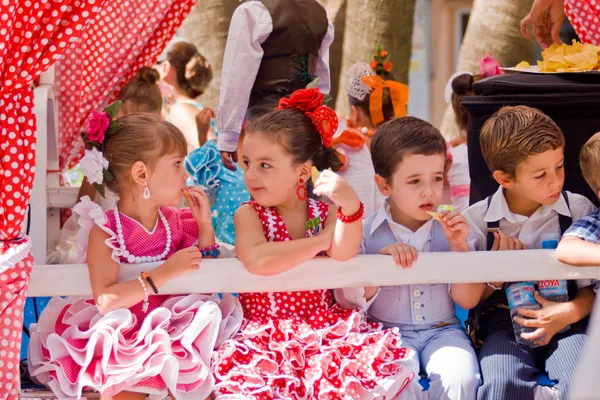 TORREMOLINOS, SPAIN - SEPTEMBER 23: Pilgrims participate in the traditional Romeria — Stock Photo, Image