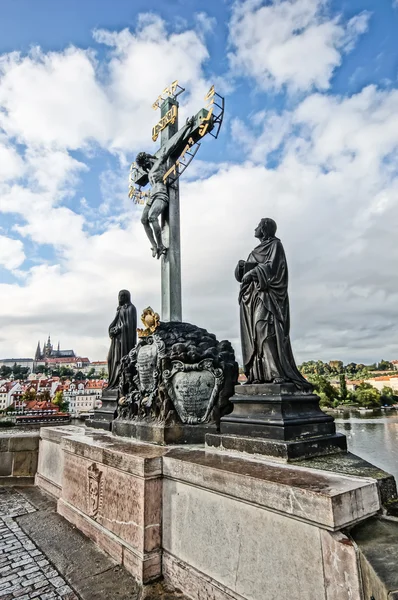 Karlův most v Praze, Česká republika — Stock fotografie