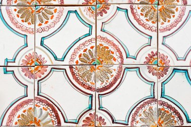 eski İspanyol seramik duvar dekorasyonu
