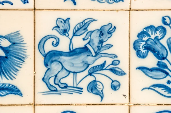 Azulejos portugueses vintage — Fotografia de Stock