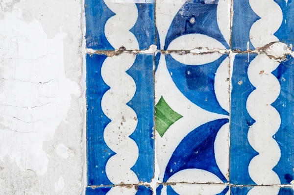Винтажные португальские плитки — стоковое фото