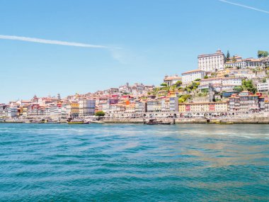 Eski Porto şehrinin panoramik görüntüsü, Portekiz